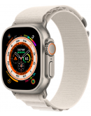 Apple Watch Ultra GPS + Cellular, 49 мм, корпус из титана, ремешок Alpine Loop цвет "Starlight"