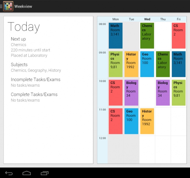 TimeTable
