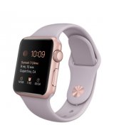 Apple Watch Sport 38mm Rose Gold with Pink Sand Sport Band MNNH2
