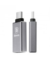 Ультракомпактный премиум переходник Micro USB/USB type C Adapter Baseus for MacBook 12""