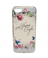Чехол ТПУ Happy Day со стразами сбоку для iPhone 7