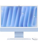 Apple iMac 24" Retina 4,5K (M4 8C CPU, 8C GPU, 2024), 16 ГБ, 256 ГБ SSD, голубой