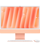 Apple iMac 24" Retina 4,5K (M4 10C CPU, 10C GPU, 2024), 16 ГБ, 256 ГБ SSD, оранжевый