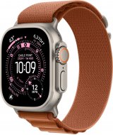 Умные часы Apple Watch Ultra 3 LTE 49 мм (титановый корпус, природный/терракота, текстильный ремешёк размера M)