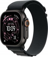 Умные часы Apple Watch Ultra 3 LTE 49 мм (титановый корпус, черный/черный, текстильный ремешёк размера M)