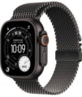 Умные часы Apple Watch Ultra 3 LTE 49 мм (титановый корпус, черный/металл (титан), миланская петля L)