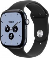 Умные часы Apple Watch Series 12 LTE 46 мм (керамический корпус, полуночный/черный, спортивный силиконовый ремешок S/M)