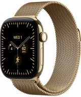 Apple Watch S12 42 Gold Titanium Gold Milanese Loop GPS + Cellular