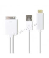 HDMI for iPad & iPhone 30 pin with USB